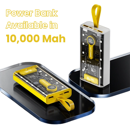 Novelto™ Transparent Portable Power Bank