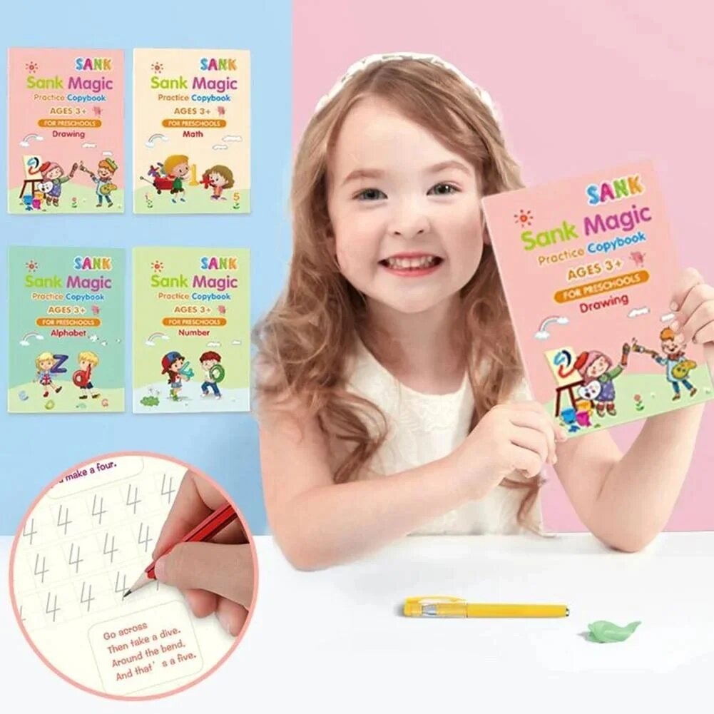 Novelto™ Kids Practice Magic Book Set
